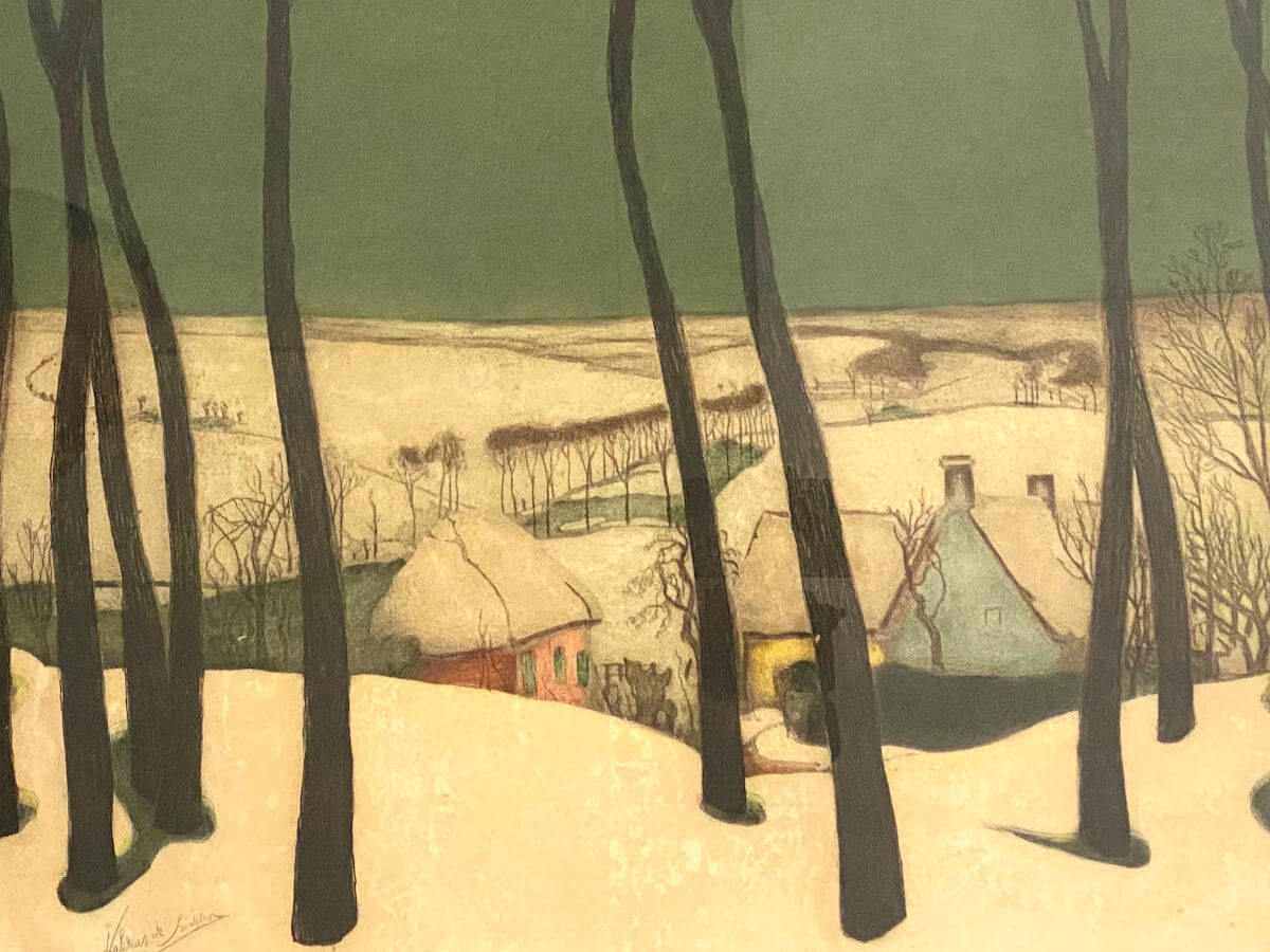 winterlandschap - Albert Saverys