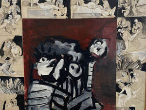 Erotica in Alechinsky-style Nolf Gysseling