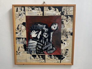 Erotica in Alechinsky-style - Nolf Gysseling