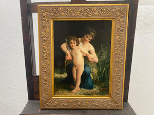 Dame met putto - Bonet