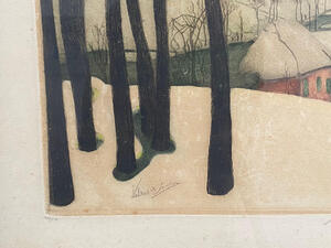 winterlandschap - Albert Saverys