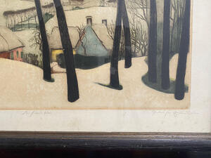 winterlandschap - Albert Saverys