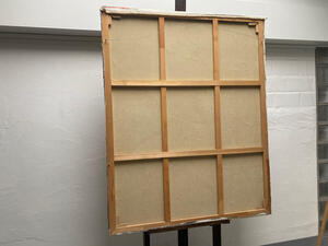 vrouw en lama - Nolf Gysseling