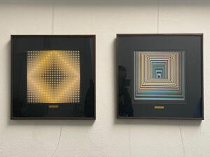 Pendant à deux - Victor Vasarely